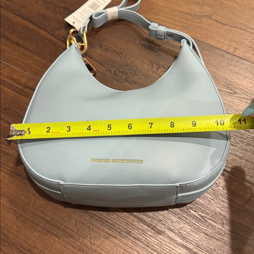 French Connection Moritz NWT Powder Blue Hobo Bag with gold hardware. - Picture 6 of 8